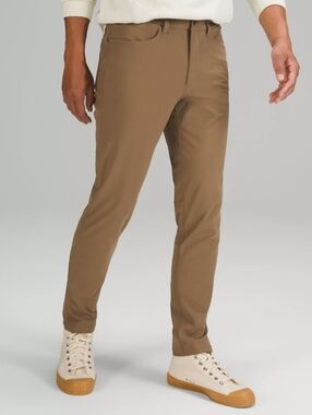 Lululemon ABC Slim-Fit Men’s Pants in Artifact Tan